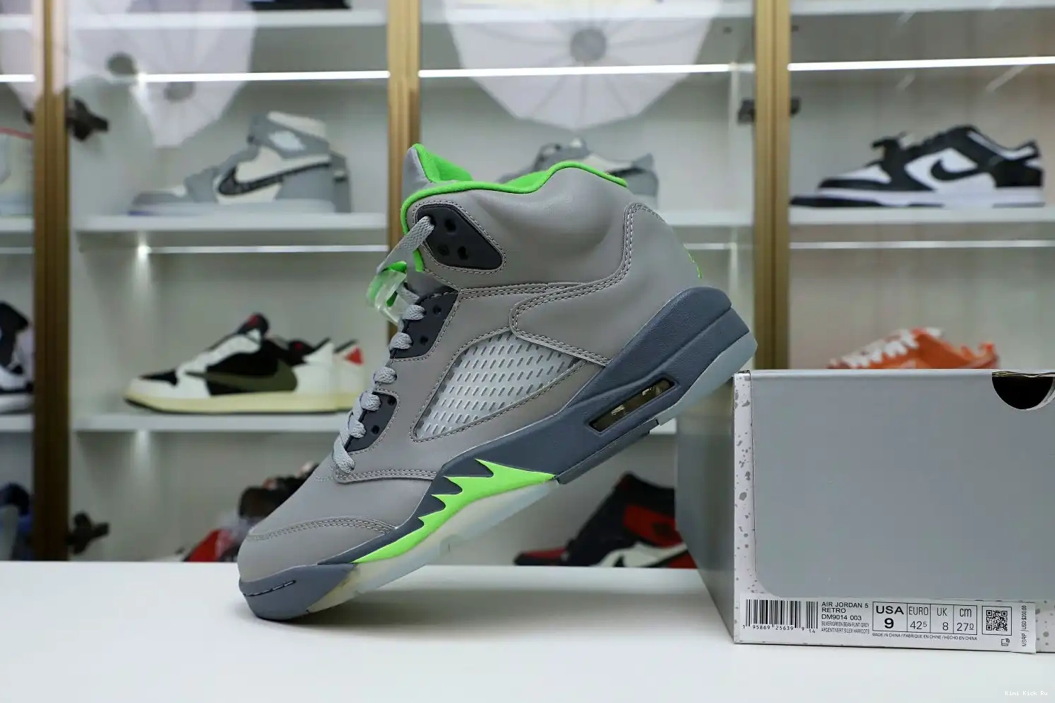 JORDAN 5 RETRO Kimikick 'GREEN BEAN' AIR 2022 0629